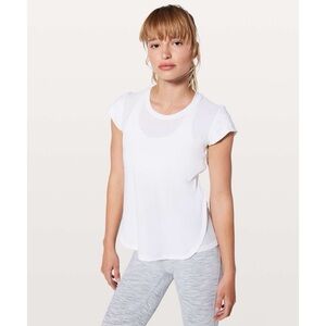 Lululemon Just Pleat It Short Sleeve